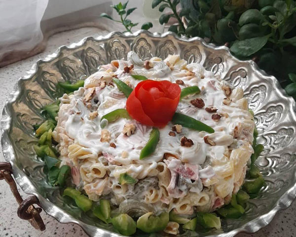 تزیین سالاد فصل و کاهو با ایده های بسیار زیبا و آسان