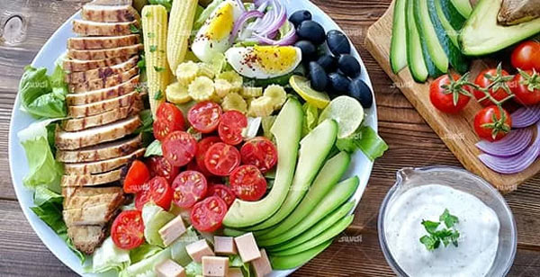 تزیین سالاد فصل و کاهو با ایده های بسیار زیبا و آسان