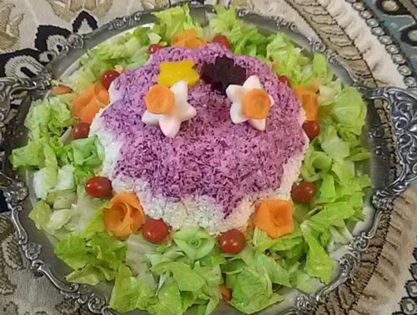 تزیین سالاد فصل و کاهو با ایده های بسیار زیبا و آسان