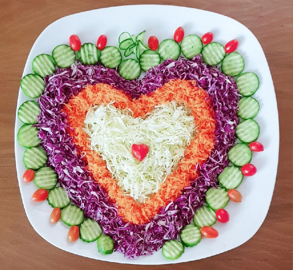 تزیین سالاد فصل با ایده های جالب و بسیار زیبا برای مهمانی