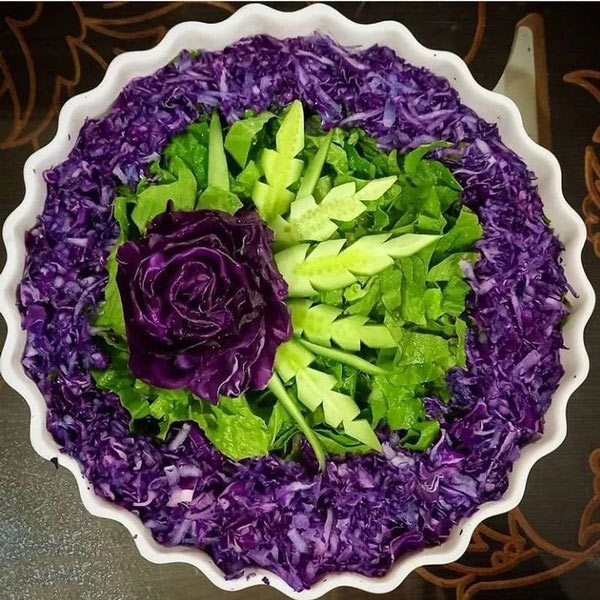 تزیین سالاد فصل با ایده های جالب و بسیار زیبا برای مهمانی