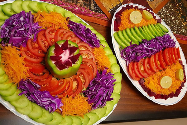 تزیین سالاد فصل با ایده های جالب و بسیار زیبا برای مهمانی
