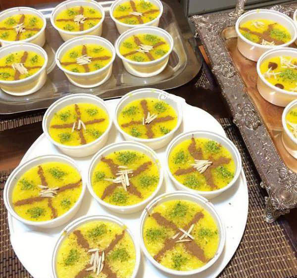 تزیین شله زرد نذری با دارچین و ایده های بسیار زیبا و راحت