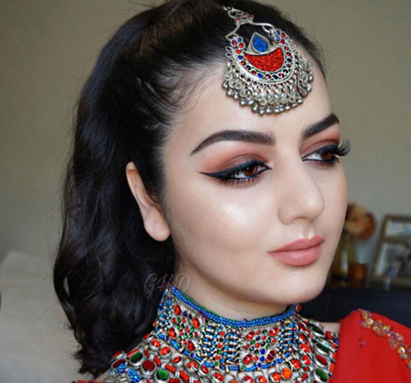 مدل آرایش عروس افغانی به سبک جدید زیبا و خیره کننده