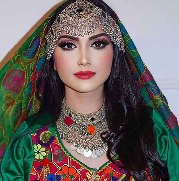 مدل آرایش عروس افغانی به سبک جدید زیبا و خیره کننده