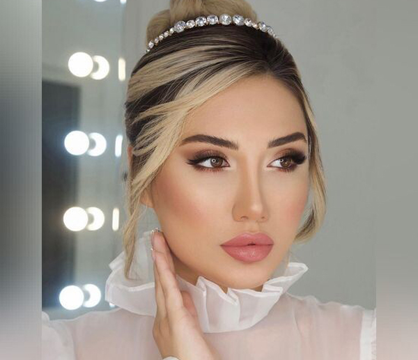مدل آرایش دخترانه برای عروسی ساده و لایت بسیار زیبا