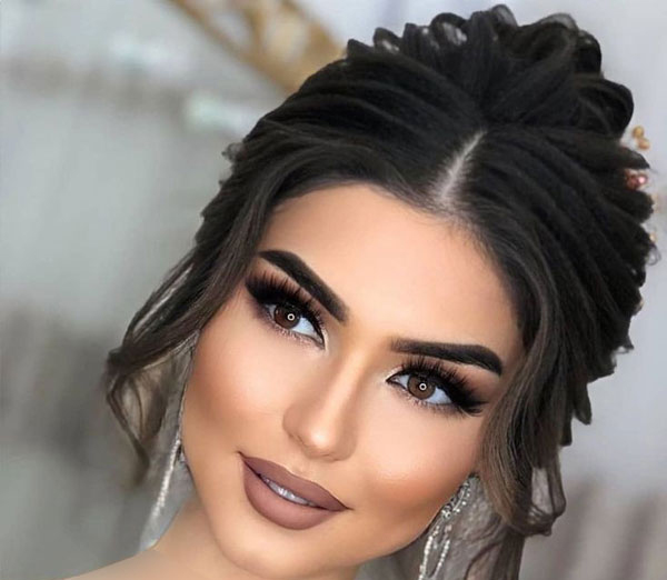 مدل آرایش دخترانه برای عروسی ساده و لایت بسیار زیبا