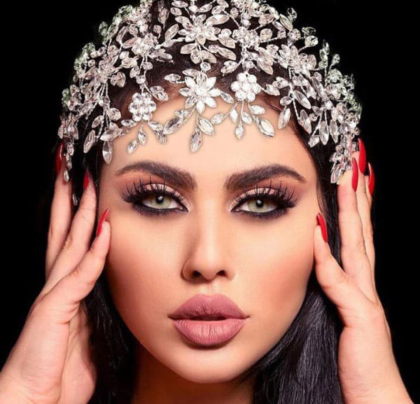 مدل آرایش عروس عربی بسیار شیک و مجلسی مد روز