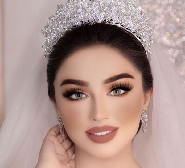 مدل آرایش عروس عربی بسیار شیک و مجلسی مد روز
