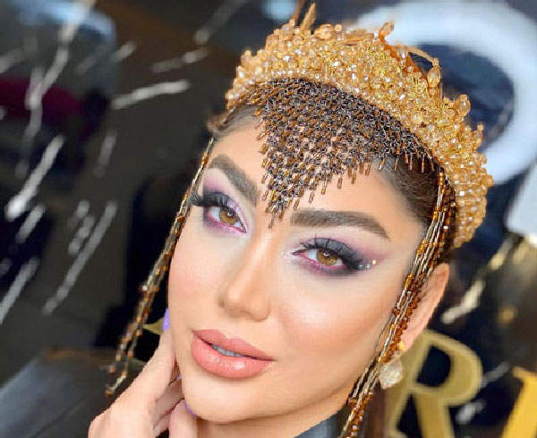 مدل آرایش عروس عربی بسیار شیک و مجلسی مد روز