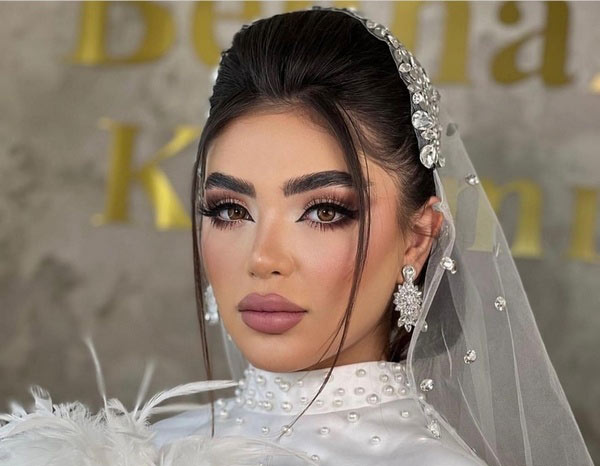 مدل آرایش عروس عربی بسیار شیک و مجلسی مد روز