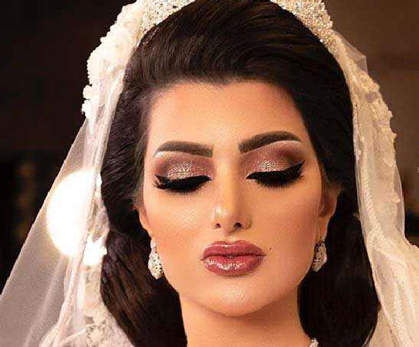 مدل آرایش عروس عربی بسیار شیک و مجلسی مد روز