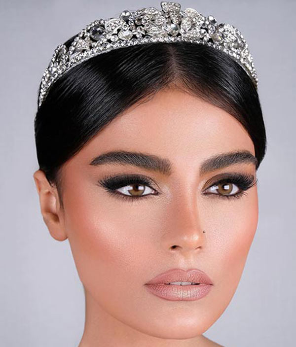 مدل آرایش عروس ساده و شیک به سبک لایت با تکنیک های جدید