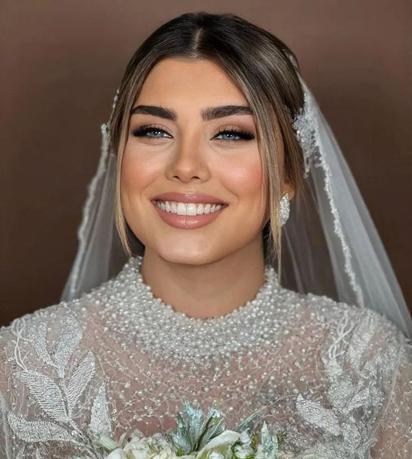 مدل آرایش عروس ساده و شیک به سبک لایت با تکنیک های جدید