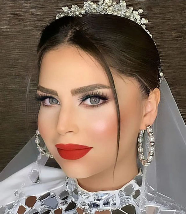 مدل آرایش عروس ساده و شیک به سبک لایت با تکنیک های جدید