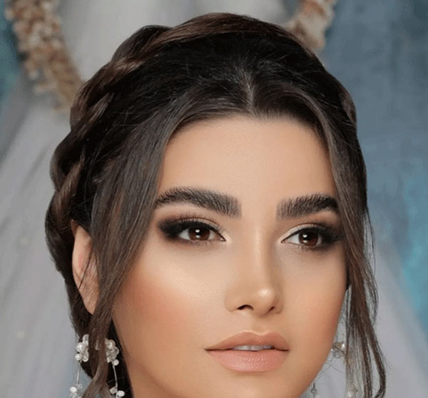 مدل آرایش دخترانه ساده بر ای عروسی و مهمانی لایت بسیار جذاب