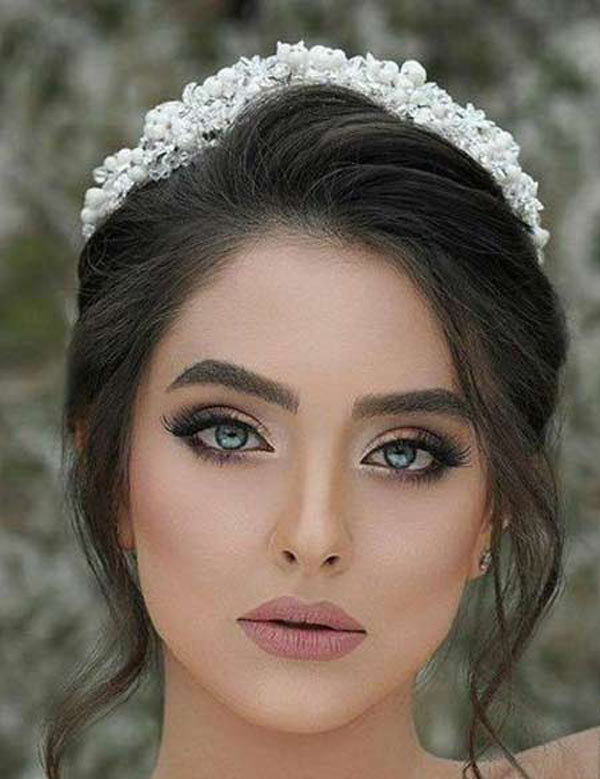 مدل آرایش دخترانه ساده بر ای عروسی و مهمانی لایت بسیار جذاب