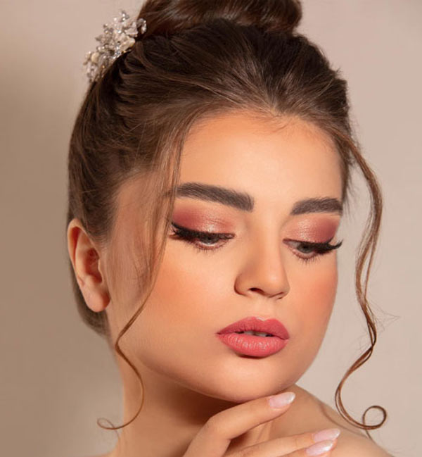 مدل آرایش دخترانه ساده بر ای عروسی و مهمانی لایت بسیار جذاب