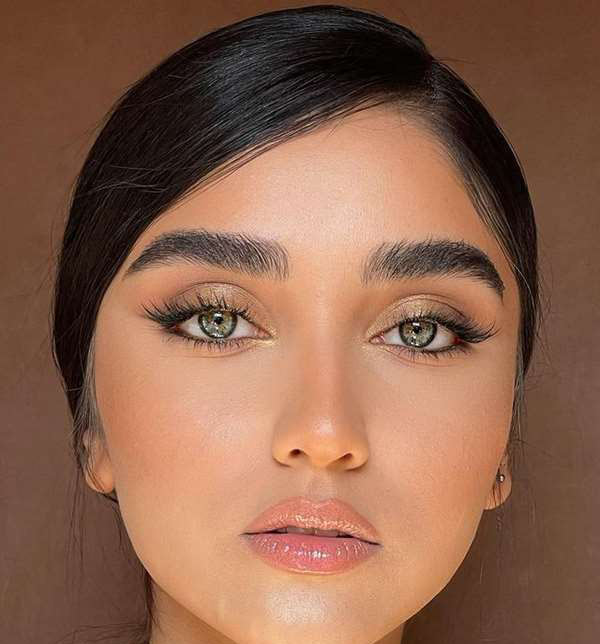 مدل آرایش دخترانه ساده بر ای عروسی و مهمانی لایت بسیار جذاب