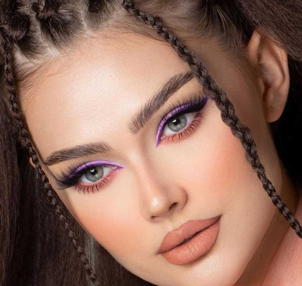 مدل آرایش دخترانه جدید ساده و ملایم بسیار جذاب مناسب مهمانی