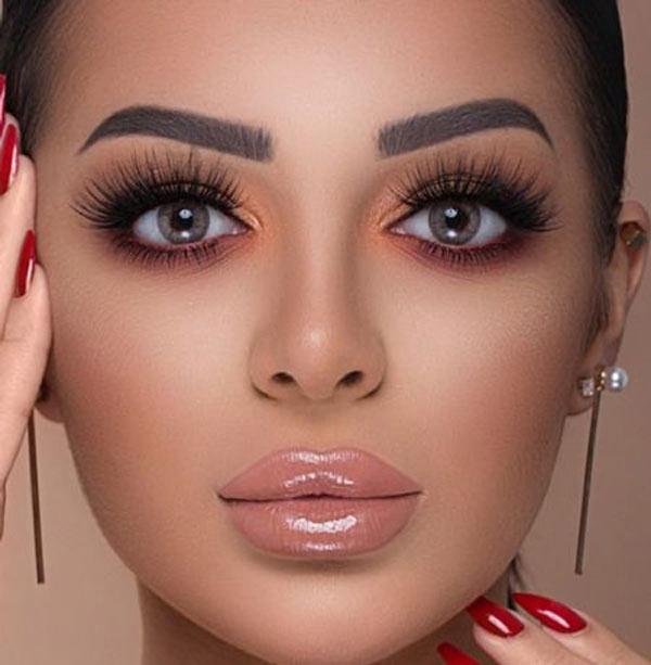 مدل آرایش دخترانه جدید ساده و ملایم بسیار جذاب مناسب مهمانی