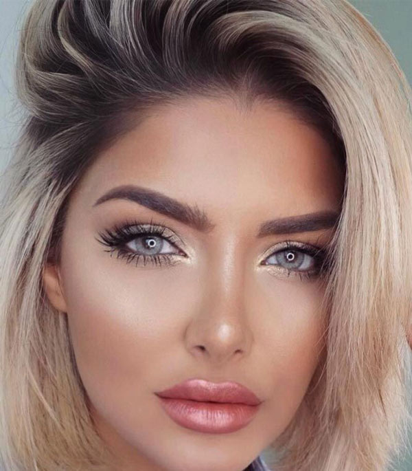 مدل آرایش ملایم لایت دخترانه بسیار زیبا با تکنیک های جدید