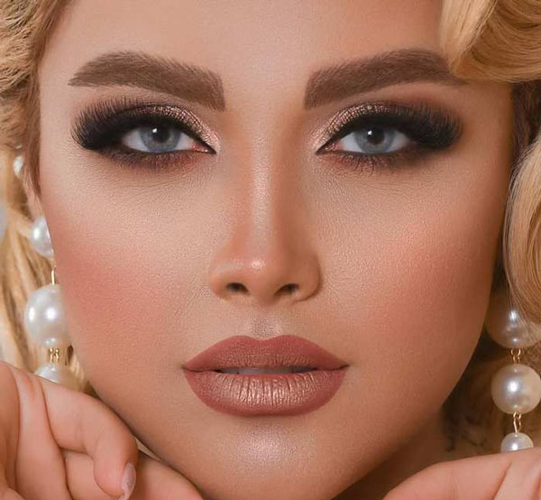 مدل آرایش صورت عروس جدید به سبک ایرانی و اروپایی لایت جذاب