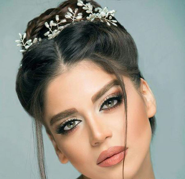 مدل آرایش صورت عروس جدید به سبک ایرانی و اروپایی لایت جذاب