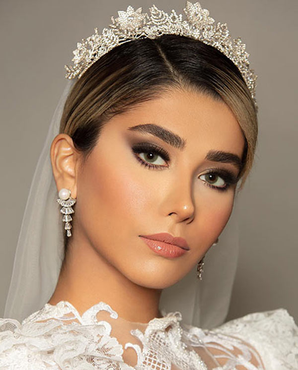 مدل آرایش صورت عروس جدید به سبک ایرانی و اروپایی لایت جذاب