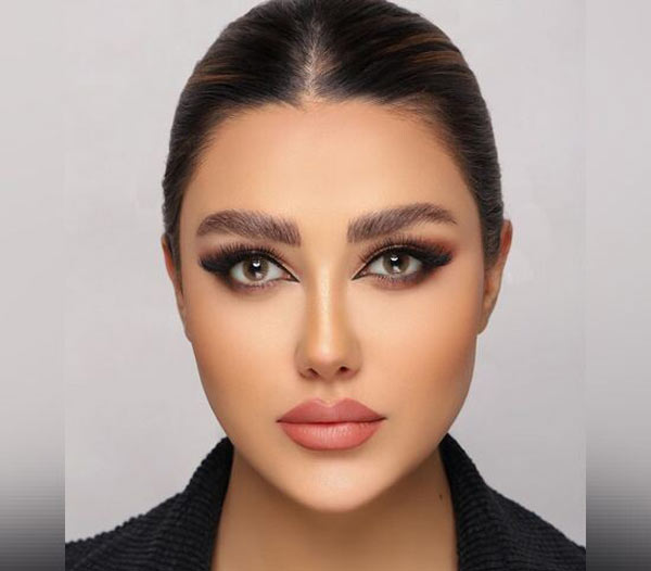 مدل آرایش صورت ساده و ملایم مناسب برای عروسی و مهمانی