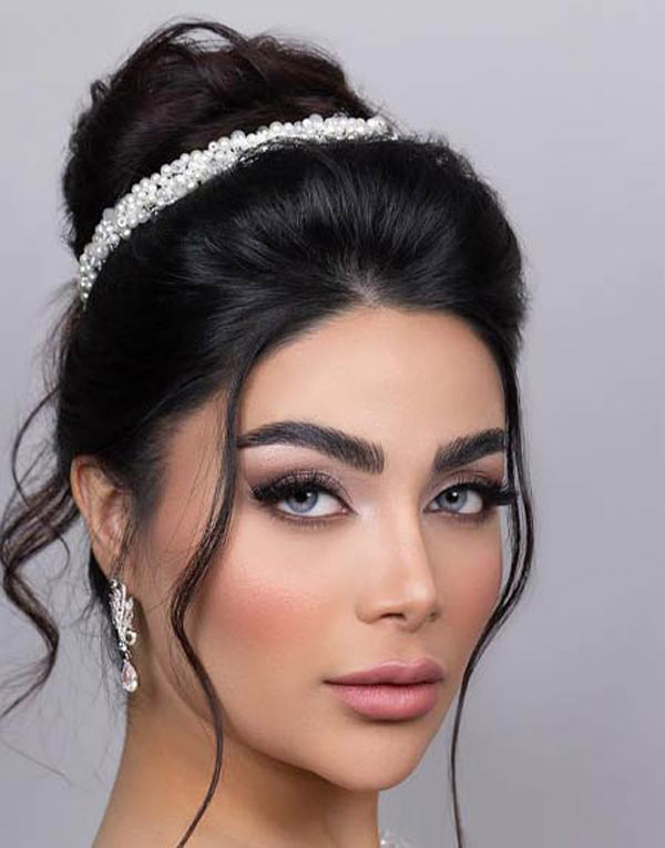 مدل آرایش زنانه برای عروسی شیک ساده و ملایم