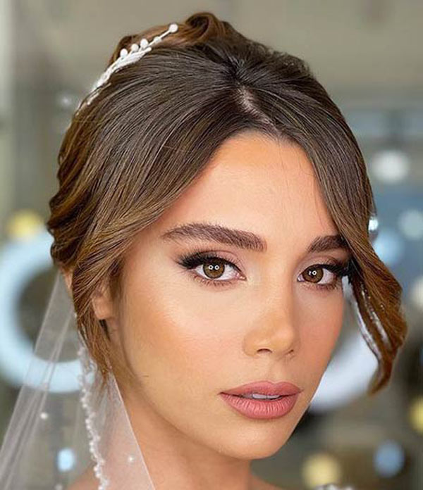 مدل آرایش زنانه برای عروسی شیک ساده و ملایم