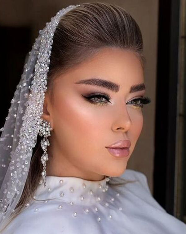 مدل آرایش زنانه برای عروسی شیک ساده و ملایم