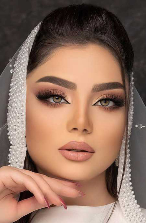 مدل آرایش زنانه برای عروسی شیک ساده و ملایم