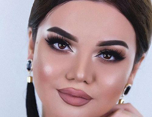 مدل آرایش زنانه شیک لایت و جذاب به سبک اروپایی