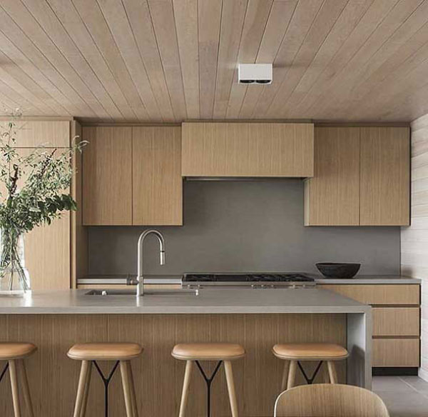 مدل آشپزخانه مدرن با طراحی جدید و کابینت های لاکچری