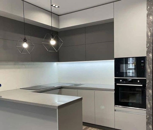 مدل آشپزخانه مدرن با طراحی جدید و کابینت های لاکچری