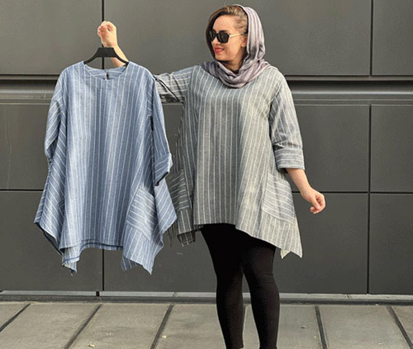 مدل بلوز بلند مجلسی بسیار شیک مناسب مهمانی و دورهمی دوستانه