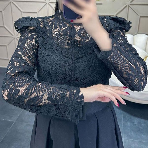 مدل لباس گیپور دو تکه مجلسی بسیار شیک دخترانه و زنانه