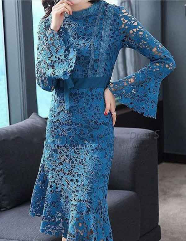 مدل لباس گیپور مجلسی جدید زنانه و دخترانه شیک برای مراسم های خاص