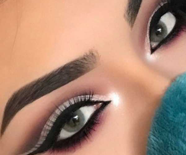 مدل ابرو شیک اسپرت پهن مد روز بسیار زیبا