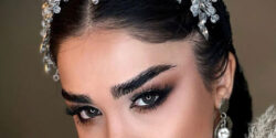 مدل آرایش زنانه ساده و شیک ملایم بسیار زیبا مناسب انواع فرم صورت