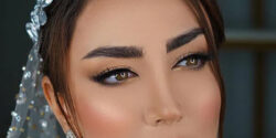 مدل آرایش زنانه عروس به سبک لایت اروپایی شیک و بسیار جذاب