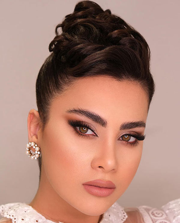 مدل آرایش زنانه عروس به سبک لایت اروپایی شیک و بسیار جذاب