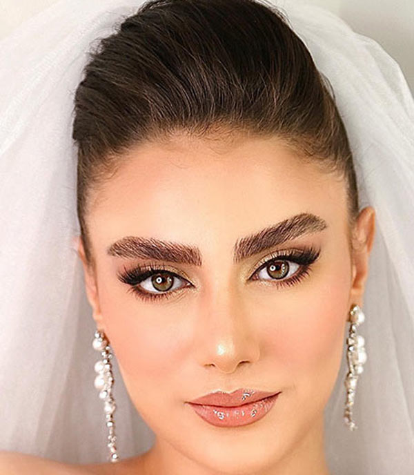 مدل آرایش زنانه عروس به سبک لایت اروپایی شیک و بسیار جذاب