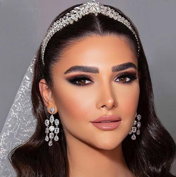 مدل آرایش زنانه عروس به سبک لایت اروپایی شیک و بسیار جذاب
