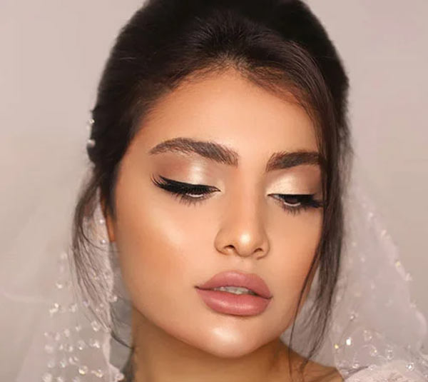 مدل آرایش زنانه عروس به سبک لایت اروپایی شیک و بسیار جذاب