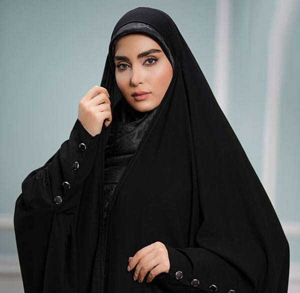 مدل بستن روسری زیر چادر برای خانم های محجبه بسیار زیبا