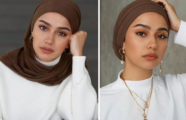 مدل بستن روسری زیر چادر برای خانم های محجبه بسیار زیبا