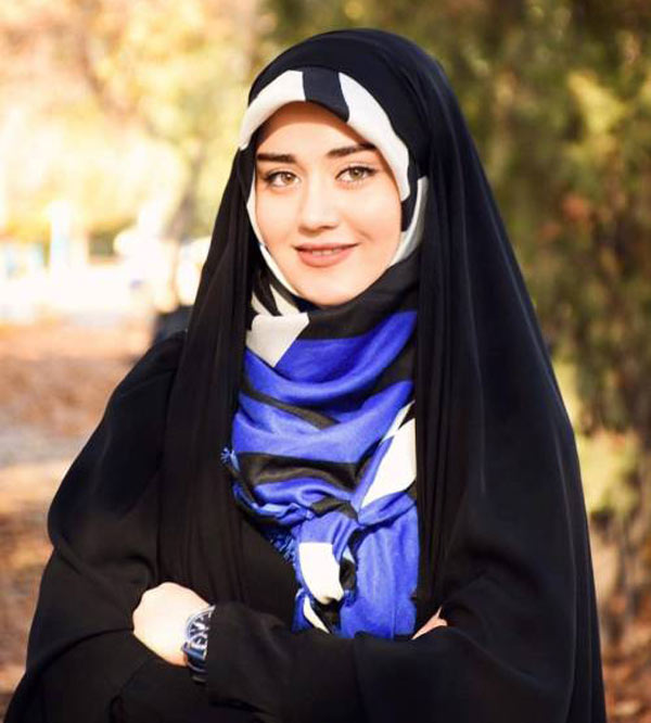 مدل بستن روسری زیر چادر برای خانم های محجبه بسیار زیبا